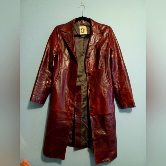 michel klein Jackets & Blazers - Beautiful vintage leather jacket